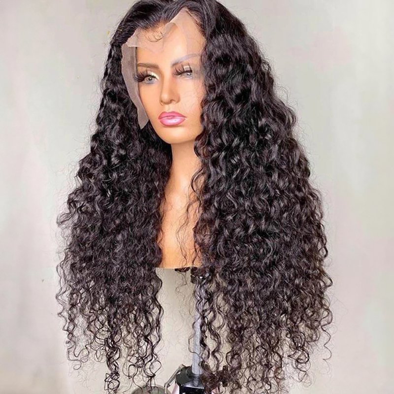 360 HD Lace Perücke Virgin Human Hair 360 Perücke Deep Wave mit Babyhaar