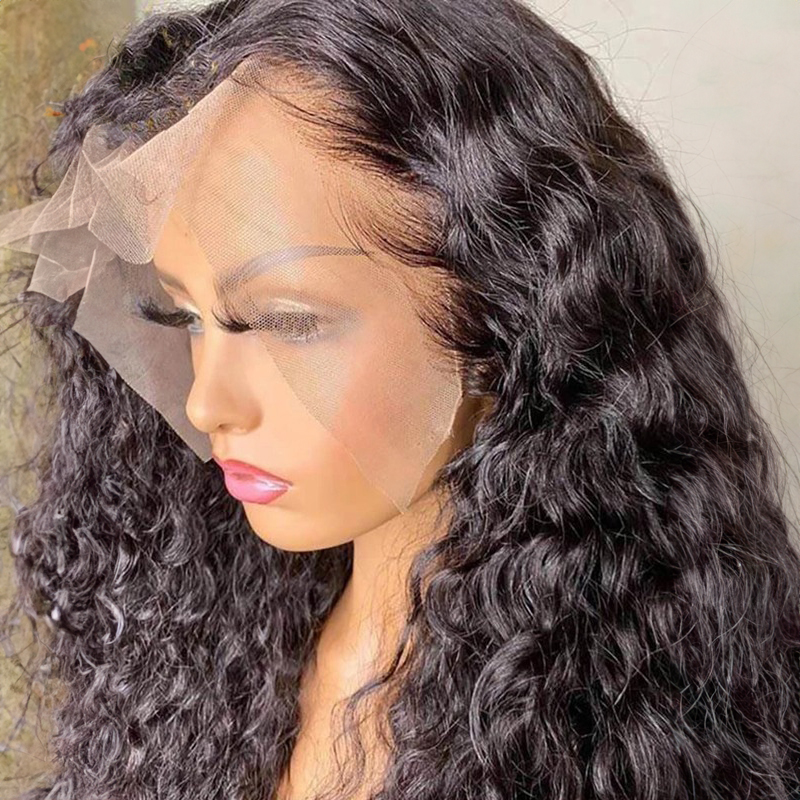 360 HD Lace Perücke Virgin Human Hair 360 Perücke Deep Wave mit Babyhaar