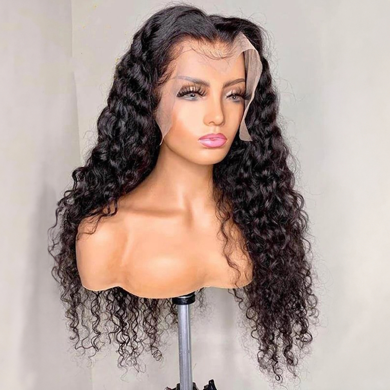 360 HD Lace Perücke Virgin Human Hair 360 Perücke Deep Wave mit Babyhaar