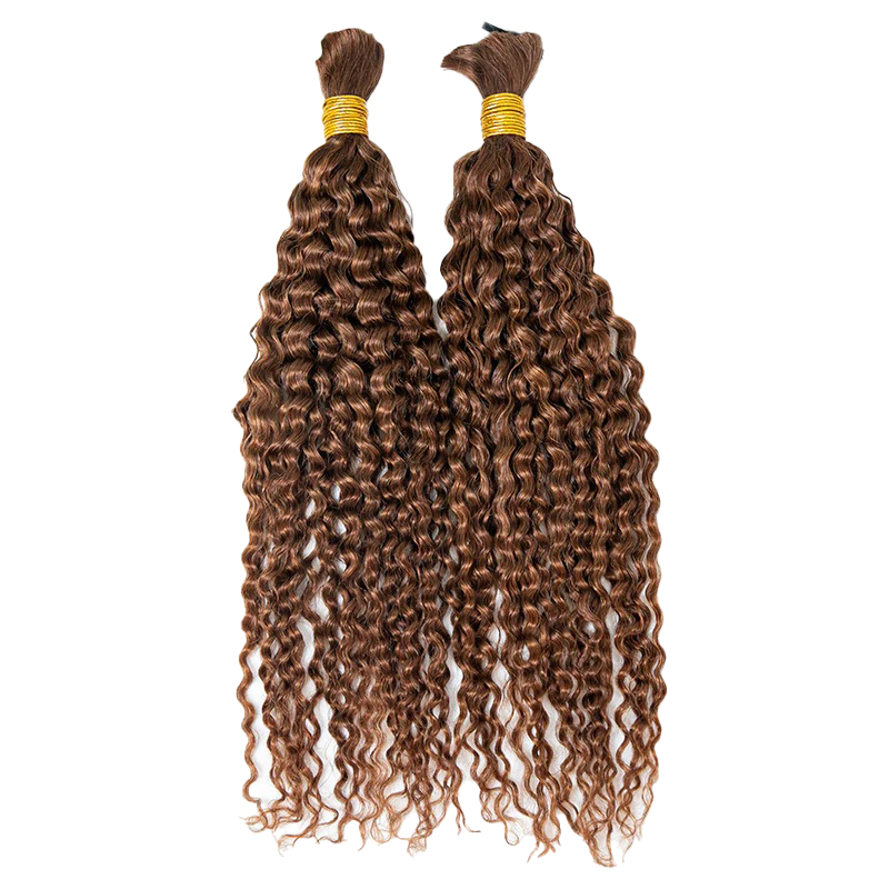 Große Menschenhaar zum Flechten #30 Tiefe Locken 100% unbehandelt